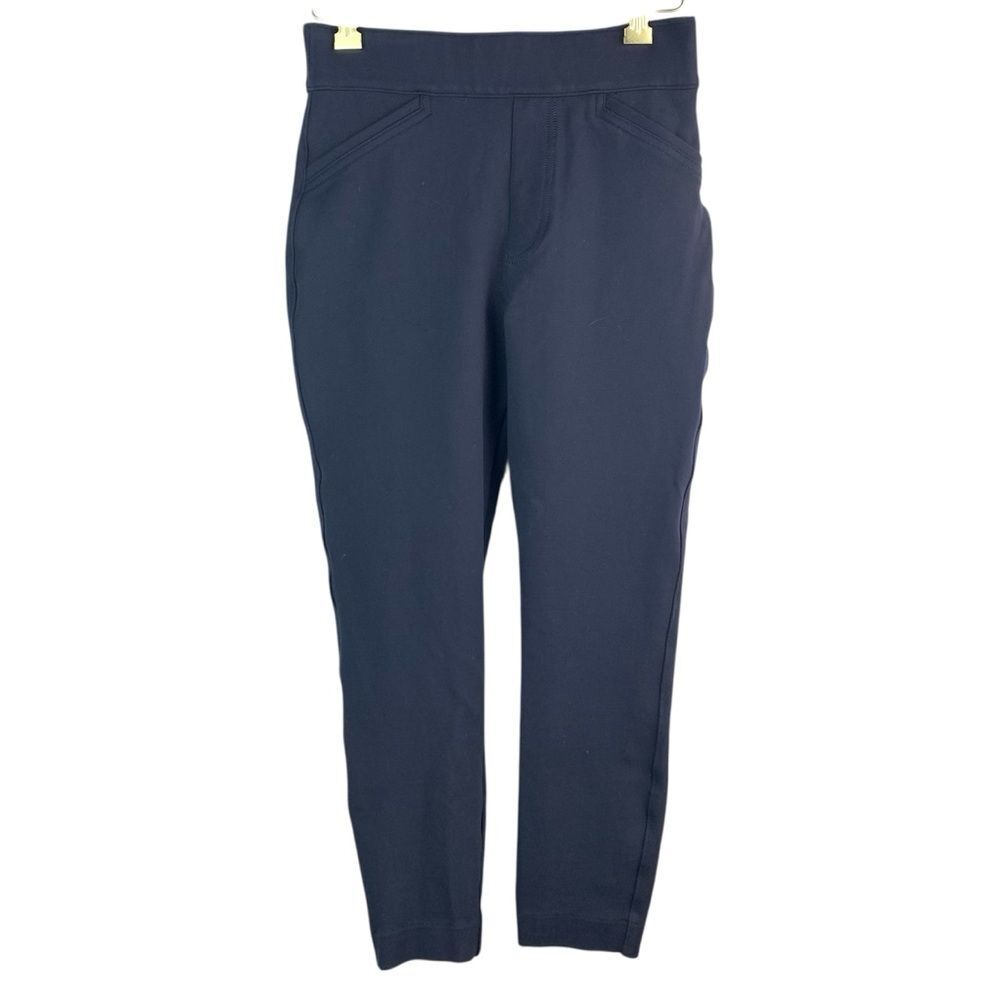Spanx Navy The Perfect Pant Backseam Skinny Ankle Pants Size Small 20251R